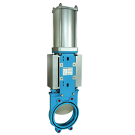 Vannes à guillotine pneumatiques