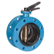 Vannes à  papillon à brides