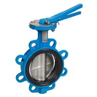 Vannes à  papillon entre bride