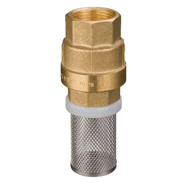 Voetklep Type: 611 Messing Binnendraad (BSPP)
