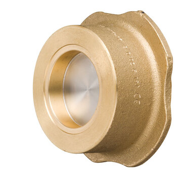 Inklem terugslagklep Type: 2623 Gietijzer Wafer type PN16