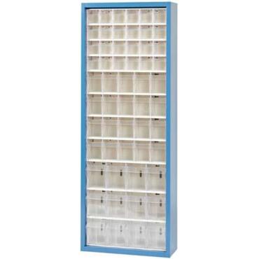 Magazine cabinet for small parts, with 56 containers, sizes 4/5/6