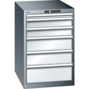 LISTA Drawer locker 27x36E - (W564xD725xH850 mm) - with cylinder lock