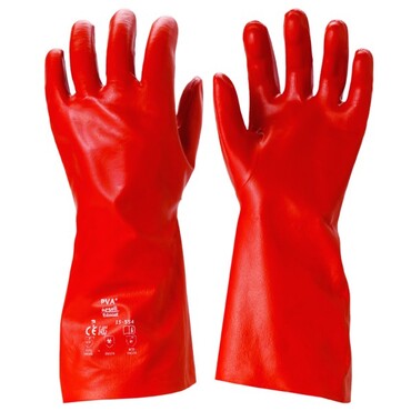 ANSELL Glove PVA® 15554 chemical protection red | ERIKS shop BE