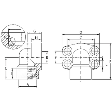 Flexion Un 90 Flange With O Ring Seal Afst Eriks Shop Nl