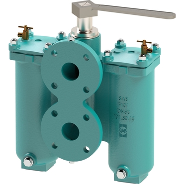 SAB Duplex filter Type: 11098 Cast iron EN-JL1030 Switching plug ...