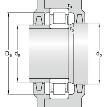 Zylinderrollenlager NU2216 ECP SKF 