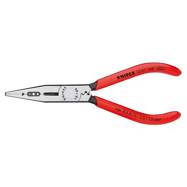 Knipex Pince A Sertir Multifonctions Phosphatee En Noir Avec Revetement En Matiere Synthetique 13 01