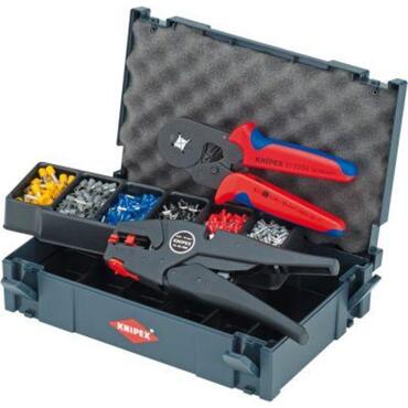 Hård ring frokost veltalende KNIPEX Set with ferrules and crimping tool (5512) and automatic stripping  pliers (5480) type 97 90 10