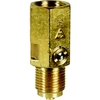 Pressure gauge snubber fig. 1387 brass internal/external thread