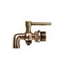 Plug valve fig. 93 brass curved PN10 3/4"BSPP