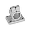 Flansch-Klemmverbinder Aluminium blank gleitgeschliffen