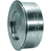 Inklem terugslagklep Type: 2634 Staal/Roestvaststaal (RVS) Schotel Met veer PN40 Wafer type DN50 Druktrap flens: PN6/40