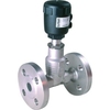 Absperrventil schrägsitz Typ 31098 Serie 2112 Edelstahl anströmung unter dem Kegel pneumatisch Flansch EN (DIN) PN25