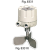Rotary paddle level switch fig. 8331 series KA stainless steel excluding paddle