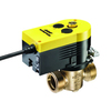 Plug valve fig. KP686-00 bronze electric operated external thread