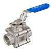 Ball valve Type: 7442 Stainless steel/TF 4103/FPM (FKM) Full bore Handle Class 600 Internal thread (BSPP) 3/8" (10)