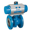 Ball valve Type: 7249ES Steel Fire safe Pneumatic operated Single acting, spring closing Flange PN16/40