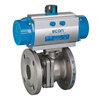 Ball valve Type: 7289ES Stainless steel Fire safe Pneumatic operated Single acting, spring closing Flange PN16/40