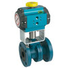 Ball valve Series: 516AIT/540AIT Type: 3191 Steel Fire safe Pneumatic operated Double acting Flange PN16/40