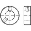 DIN705/553 Stelring met stelschroef kegelpunt met zaaggleuf Roestvaststaal (RVS) A1