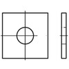 DIN436 Vierkante sluitplaat voor houtconstructie Roestvaststaal (RVS) A2