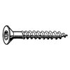 Cross-recessed countersunk head screw with Torx Steel zinc plated