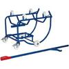 Roule-fût 250 kg avec 4 roulettes en plastique