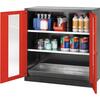 Chemicalienkast rood 1105 x 1055 x 520