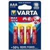 Varta pile 4703 LR03 1,5V AAA 4pc par blister