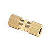 0106 series brass equal ended straight coupling