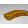 V-riem SOUPLEX PU/brown cogged 13X8 MM