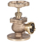 Feuerlöschventil Typ: 912 Bronze Eckform Flansch