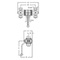 Vanne inverseur fig. 12270 acier inoxydable taraudé