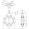 Vlinderklep Type: 5730LUG Nodulair gietijzer/Roestvaststaal (RVS) Centrisch Vrij aseinde Lugtype