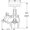 Fire fighting valve Type: 905 Bronze Inclined External thread (BSPP)