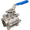 Robinet à boisseau sphérique Type: 7642 Acier inoxydable A souder bout à bout B16.25 S40 Class 300/600
